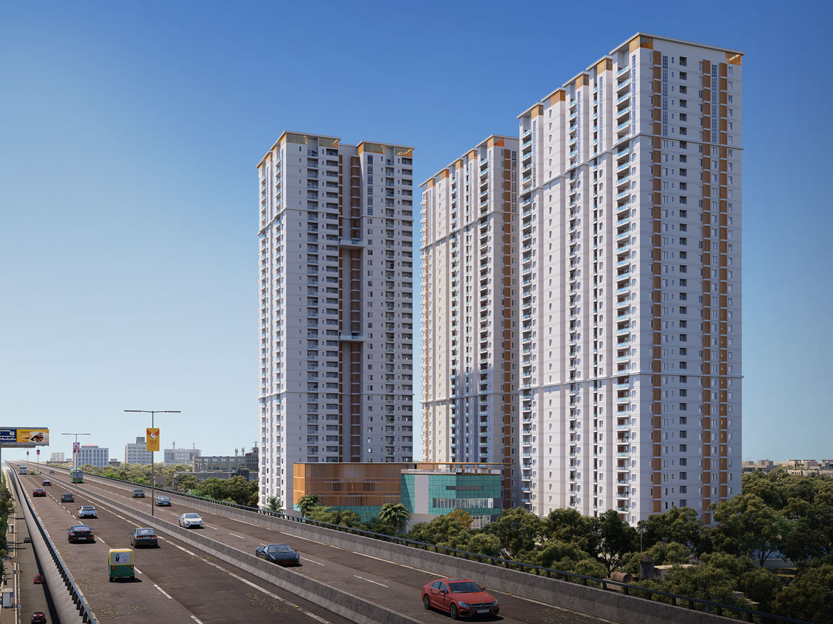 Mahaveer Crystal Garden-Residential-3 BHK , 4 BHK-Attapur-Hyderabad-Under Construction